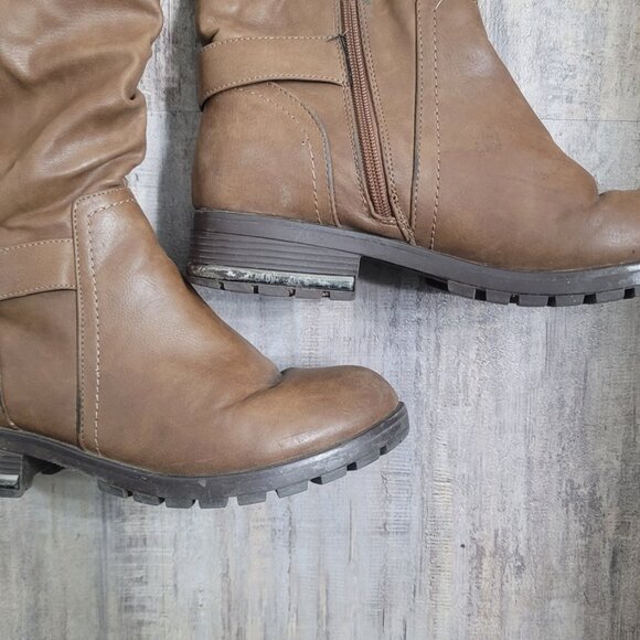 #120 Call It Spring Brown Boot sz 8 - Picture 7 of 11
